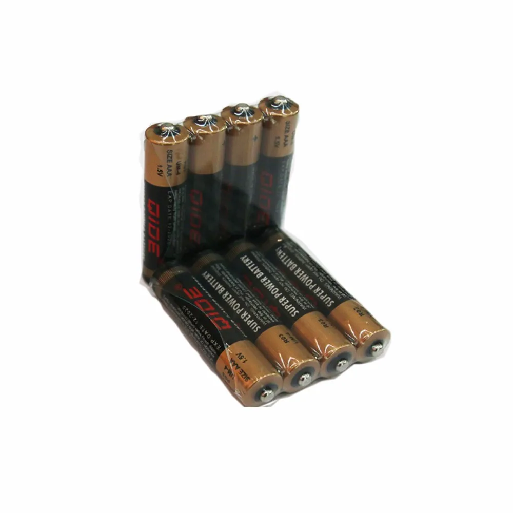 Qide Batteries Aaa R03p Sum-4 1.5v Carbon Zinc Battery For Mini Motor ...