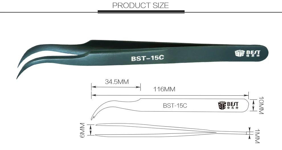 Best surgical stainless steel tweezers, red tweezers