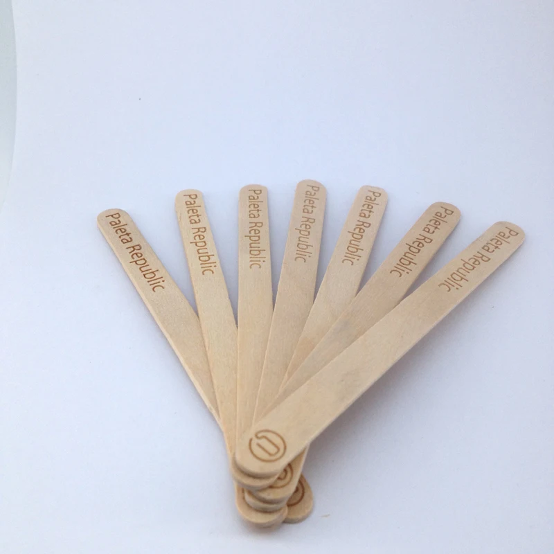 Laser Engraved Popsicle Stick Ice Cream Sticks Customized Wood Ice ...