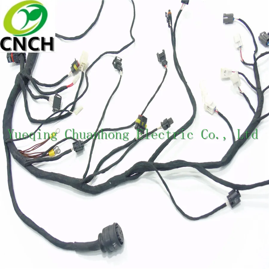 Wiring Harness For Fuel Injector Nozzle Of Car Engine Ecu Controller