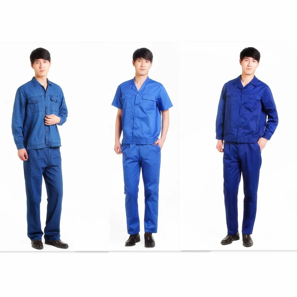 Basic Working Coverall Front Zipper Coverall Men Overalls Workwear ...