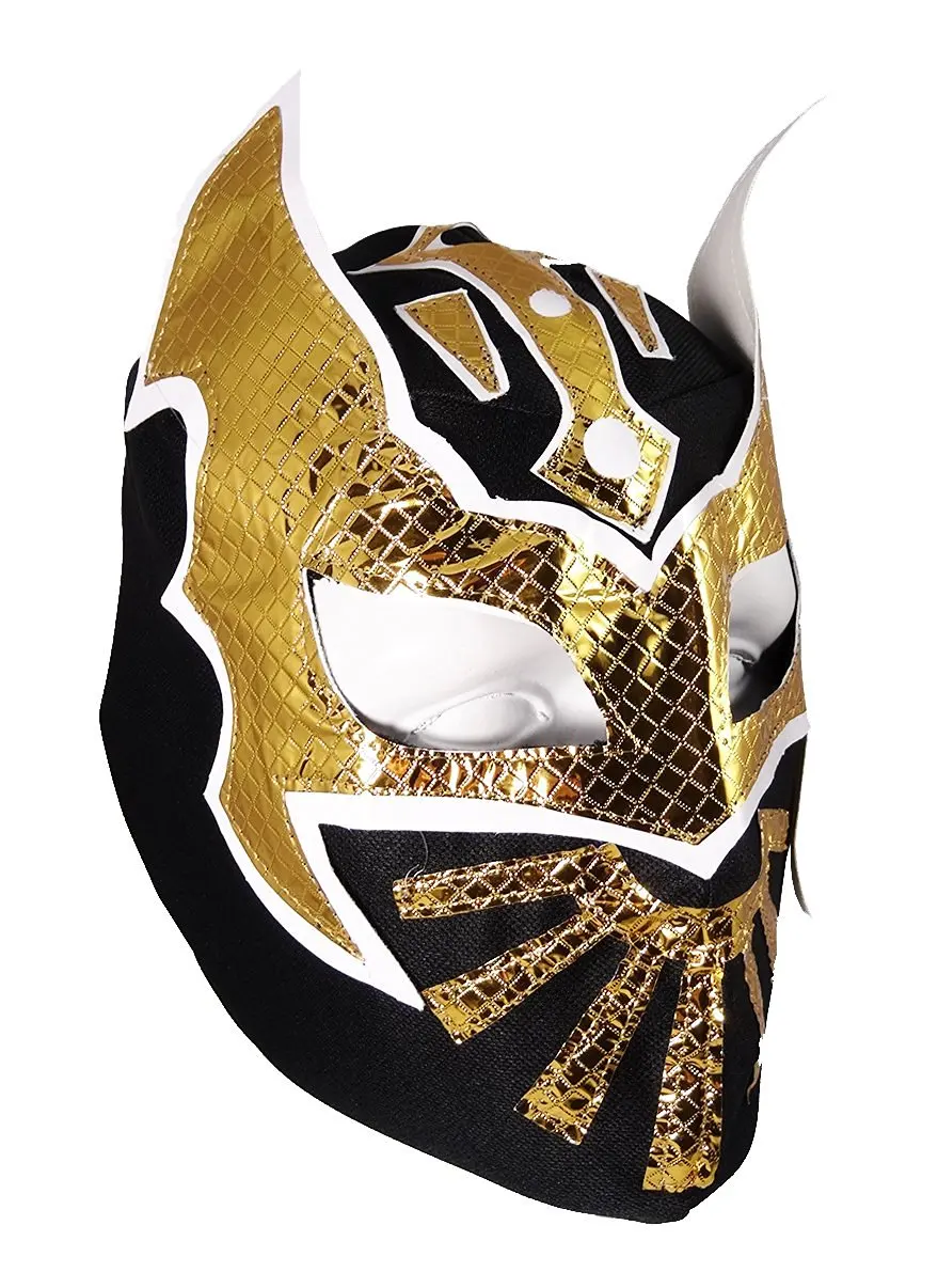 SIN CARA Youth Lucha Libre Wrestling Mask Kids Costume Wear Burgundy