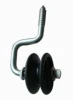 Electric fence fuel tank strap rubber insulator Self-tapping