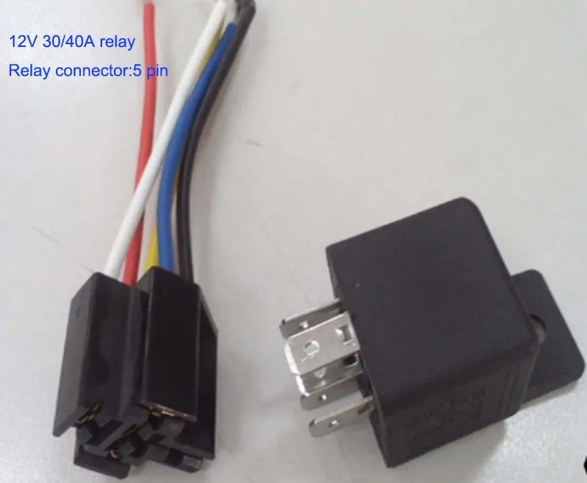 12v Relay Cable 5 Pin Waterproof Connector Relay Set Cable Buy Solid