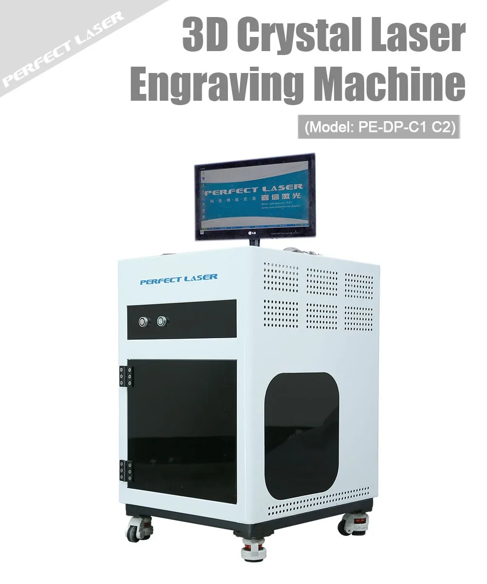 Perfect Laser Portable 3d Inside Glass Cube Crystal Gift Laser