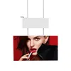 55 inch ceiling mount single pillar installation shop window LCD display with 2500nit brightness