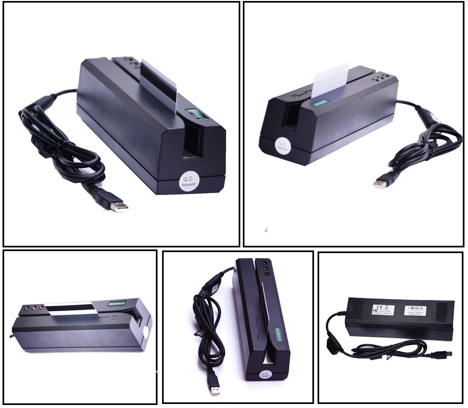 Le MSR Machine portable USB lecteur graveur de carte à bande magnétique  MSR605 - Chine Lecteur de carte de la machine MSR, écrivain
