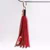 2017 Leather Tassel 8pin Cable Metal Ring Key Chain cable