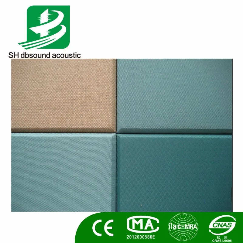 Soundproof Fabric Acoustic Panel Sound Absorbing Fiber Glass