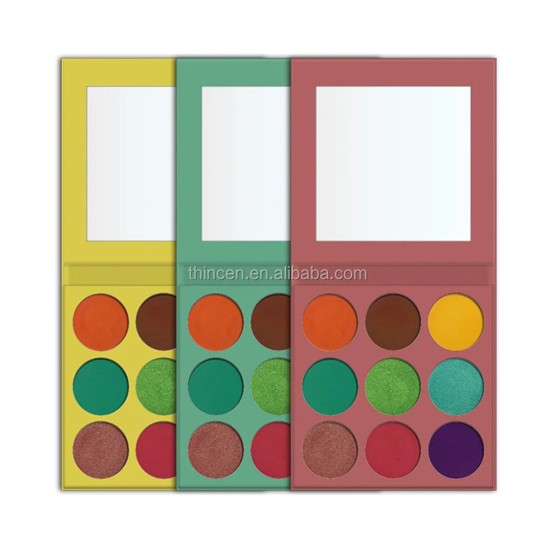 9 Color Custom Cosmetics Make Up High Pigment Diy Eye Shadow Palette