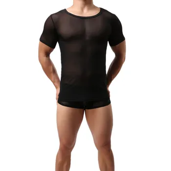 maglia trasparente uomo