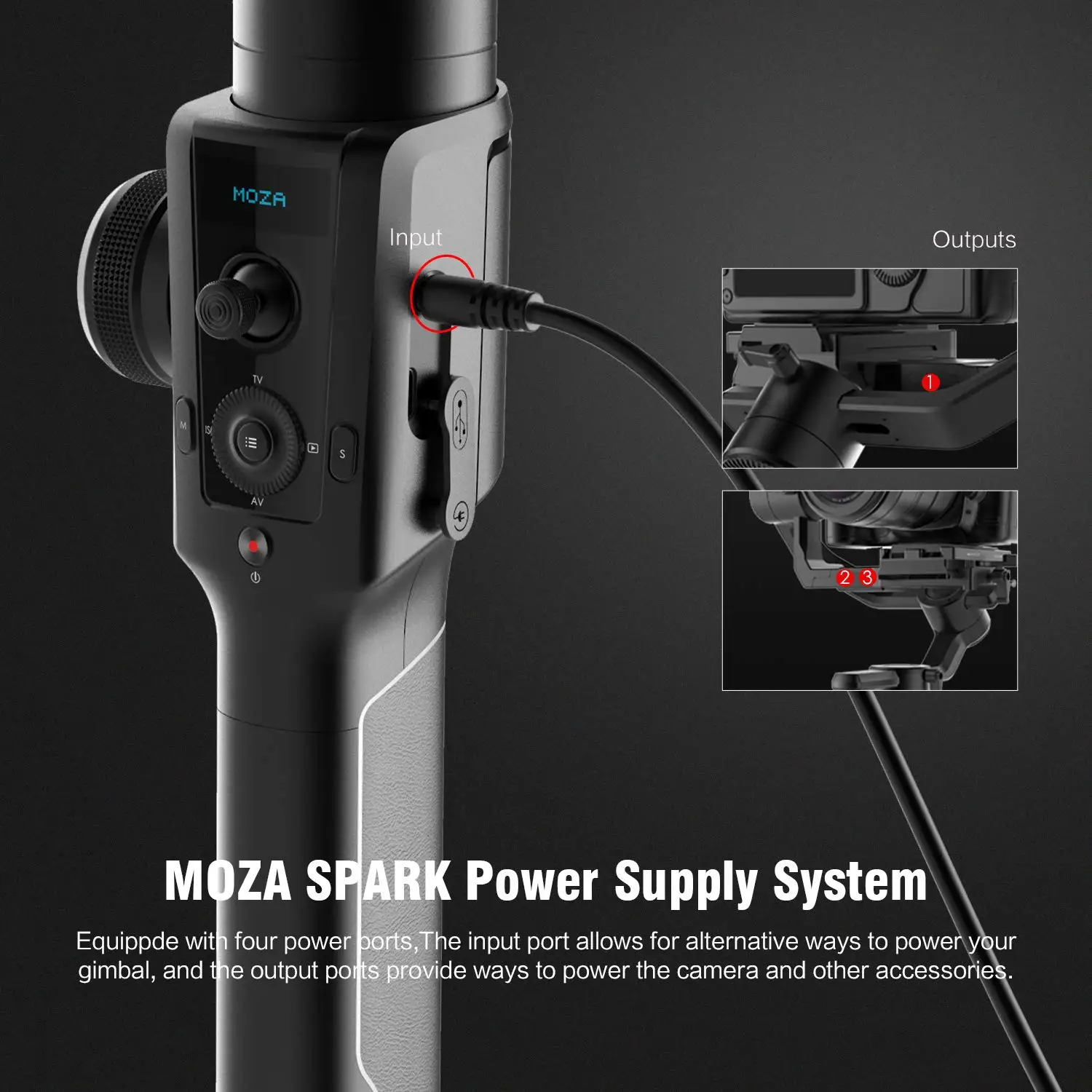Original Moza Air 2 3-axis handheld video dslr camera gimbal stabilizer for camera