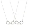 2018 Fashion Design Lux Accessories Handcuff Partners in Crime BFF Best Friends Forever Matching Pendant Necklace