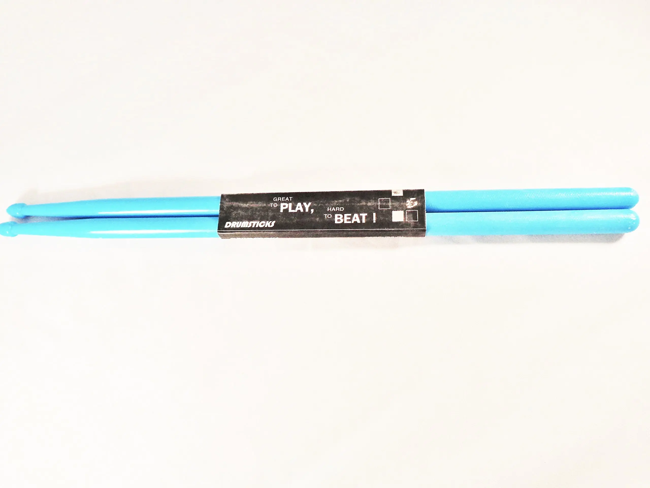 Light Blue 5A Plastic Drum Sticks Lightweight Fitness Exercise Drumsticks 4 oz.