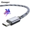 Essager Usb 3.0 Fast Charging Data Charger Wire Cord Android Micro Type-C Cable