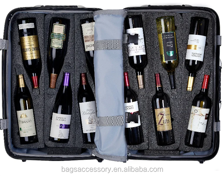 Wine bottle 2024 suitcase