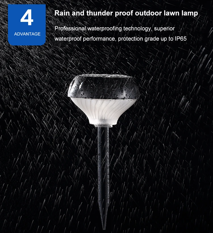 Hot sale long endurance solar powered lawn lamp led solar camping lights