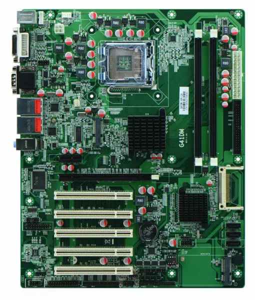 Nvr Motherboard G41 Chipset With 5 Pci 2*gbe Lan Run Winxp,Win7,Win2000