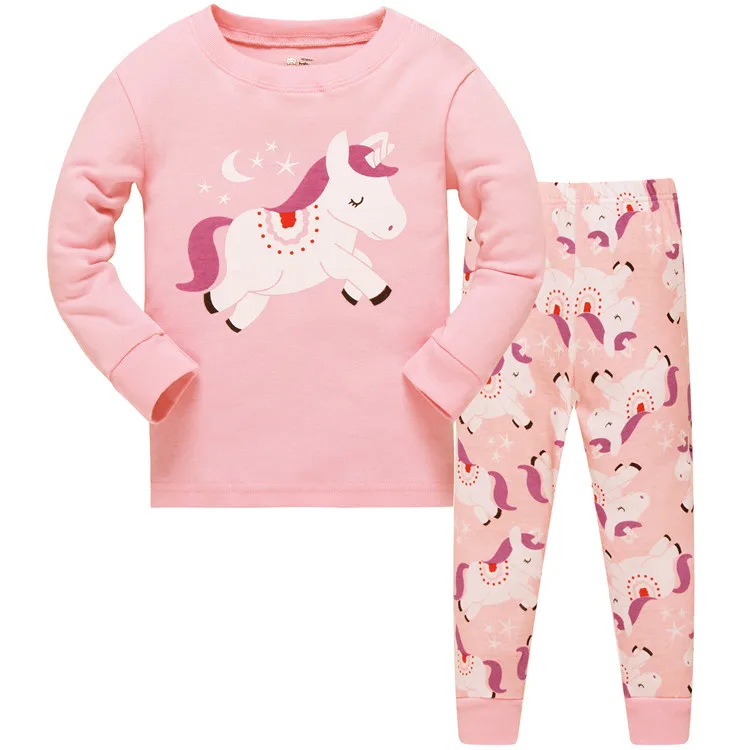 Winter Wholesale Boy Girl Kids Pajama Sets 100% Cotton Children ...