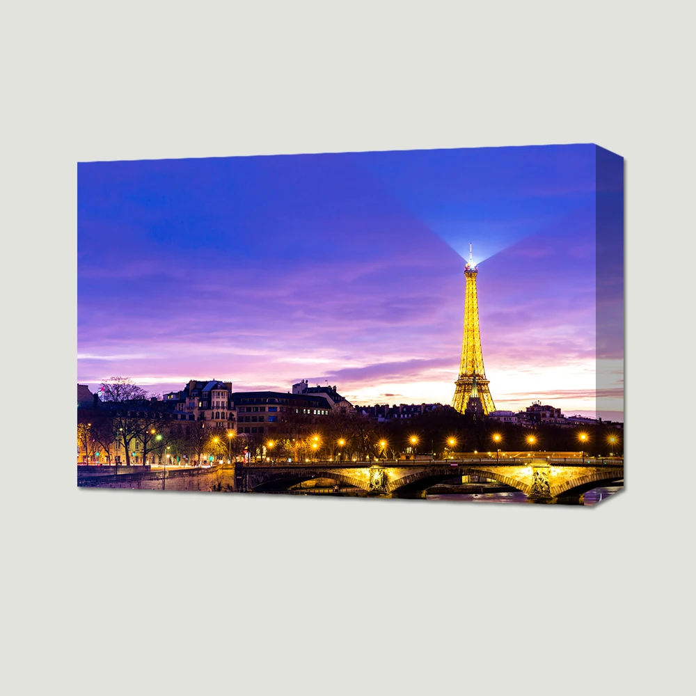 Verlichte wit kleur kaars muur foto led verlichting doek art ...