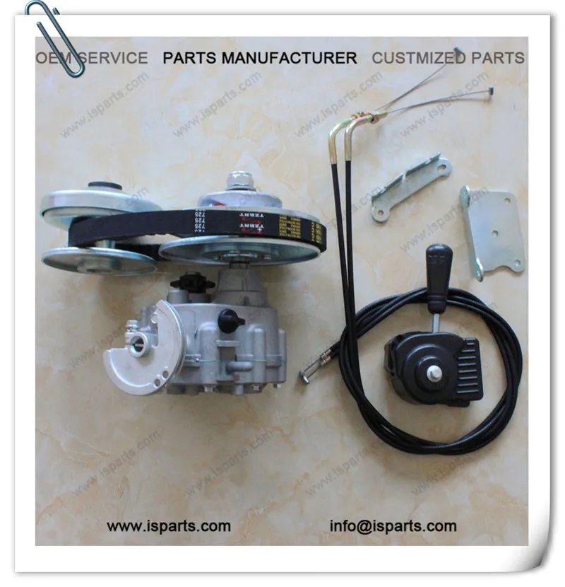 Reverse Gearbox With 3/4" Torque Converter Set 10t 420 Sprocket For Go