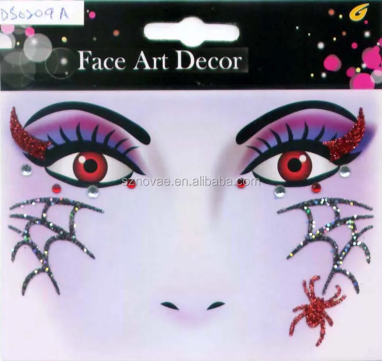 face art decor for halloween