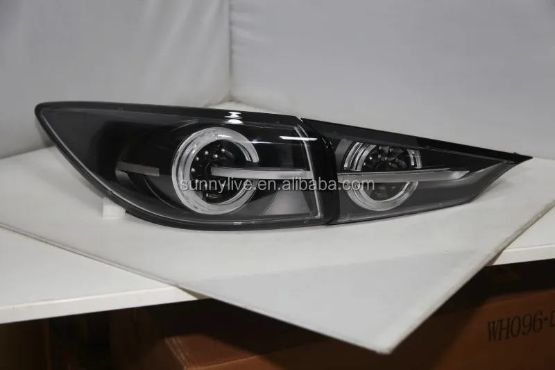 LED rear light  For MAZDA 3 Axela Sedan LED Strip Tail Lamp 2015 Clear cover TW