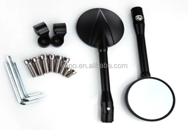 stylish aluminum CNC universal motorcycle side view mirrors
