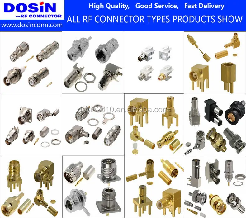 Hd Sdi Double Bnc Connector For Pcb Mount R/a Jack Buy Hd Sdi Double