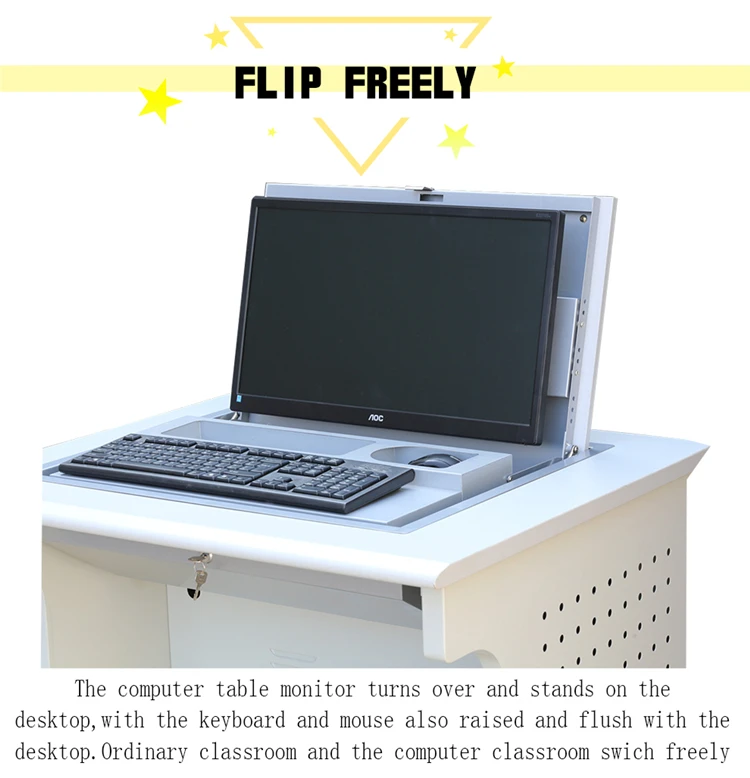 School Computer Lab Desks High Tech Computer Desks Computer Desks With