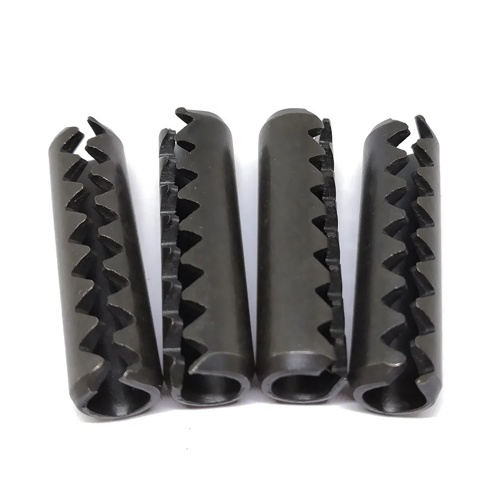 
Stainless steel and Carbon steel ,Toothed Slotted Spring pins 