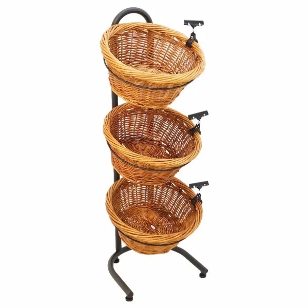 3 Tiers Customized Vegetable And Fruit Basket Stand Buy Customized