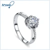 latest design of Rare and precious 18 carat white gold diamond ring