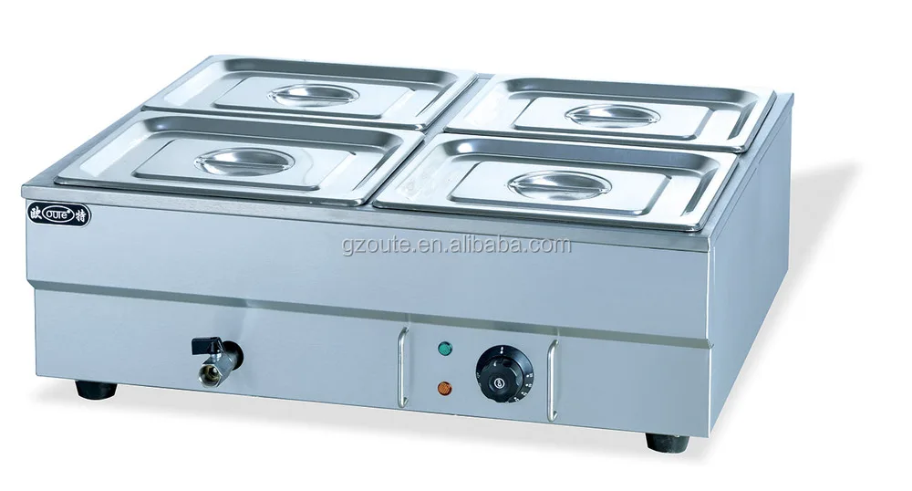 Freestanding Stainless Steel Gas Bain Marie Food Warmer With Cabinet ...