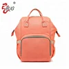 Wholesale Cheap Large Capacity Multi-Functional Stylish Travel Mummy Baby Diaper Bag in recycled polyester material