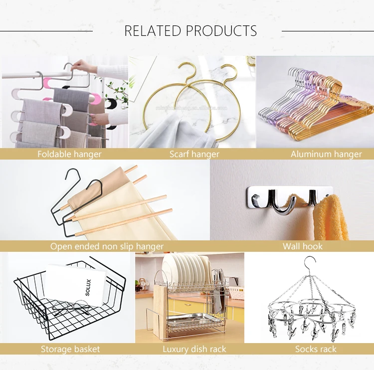 Anti Slip Clothes Hanger Bulk Clothes Closet Hangers Open Ended Easy Slide Space Saving Pants