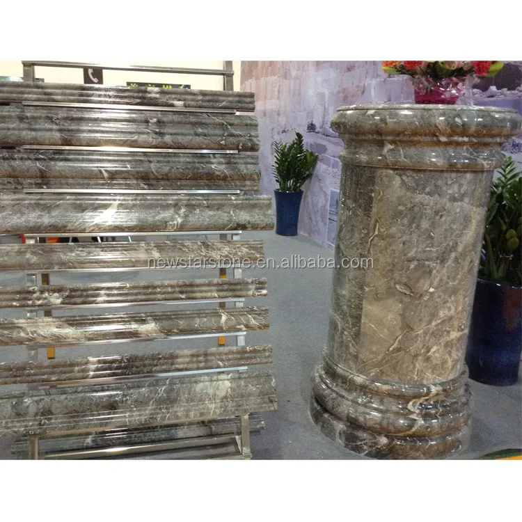 Popular balustrade and stone columns grey marble slabs tiles Jura Grey Marble Slabs