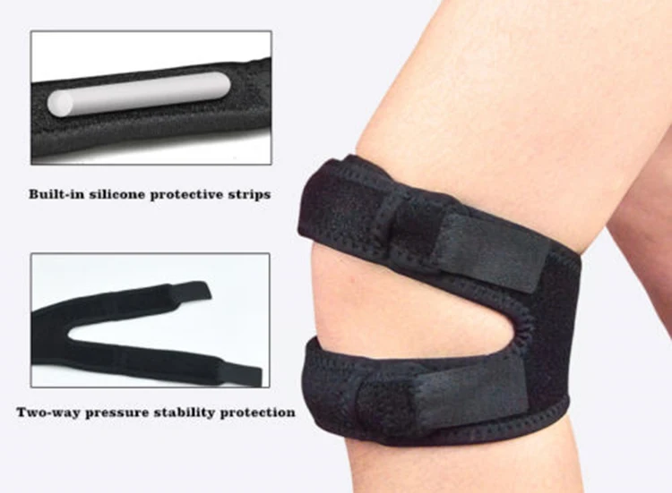 Adjustable Knee Patella Support Brace Neoprene Stabilizer Strap Wrap Gym Sports