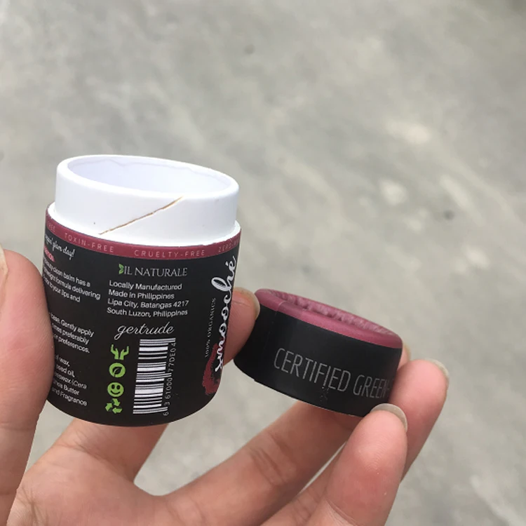Recyclable Eco Friendly Lip Balm Paper Tube Container Buy Lip Balm