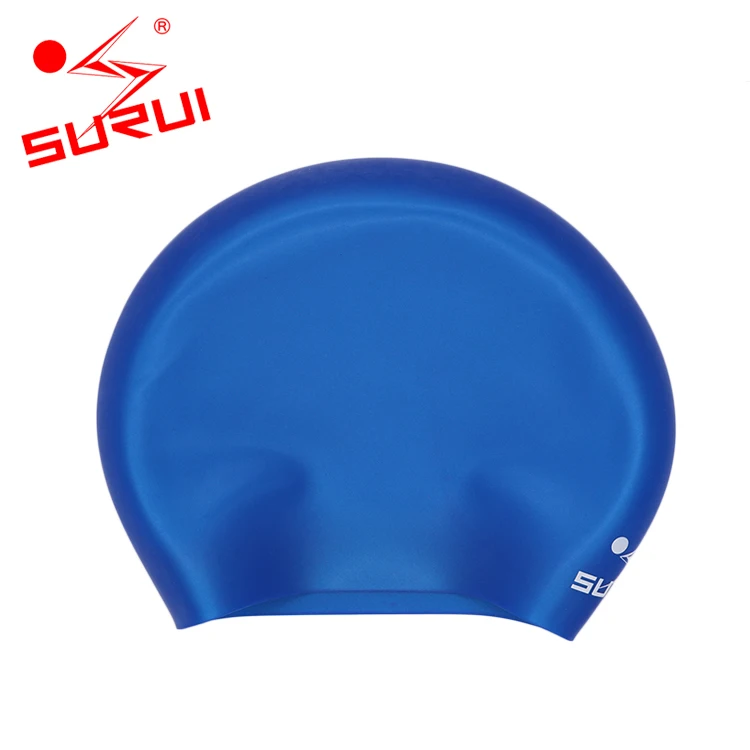 Wholesale Cheap Prevent Wet Hair Professional Silicone Swim Cap for Long Hair
