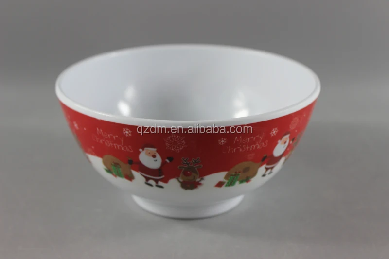 Christmas 6 inch Melamine Rice bowl Xmas