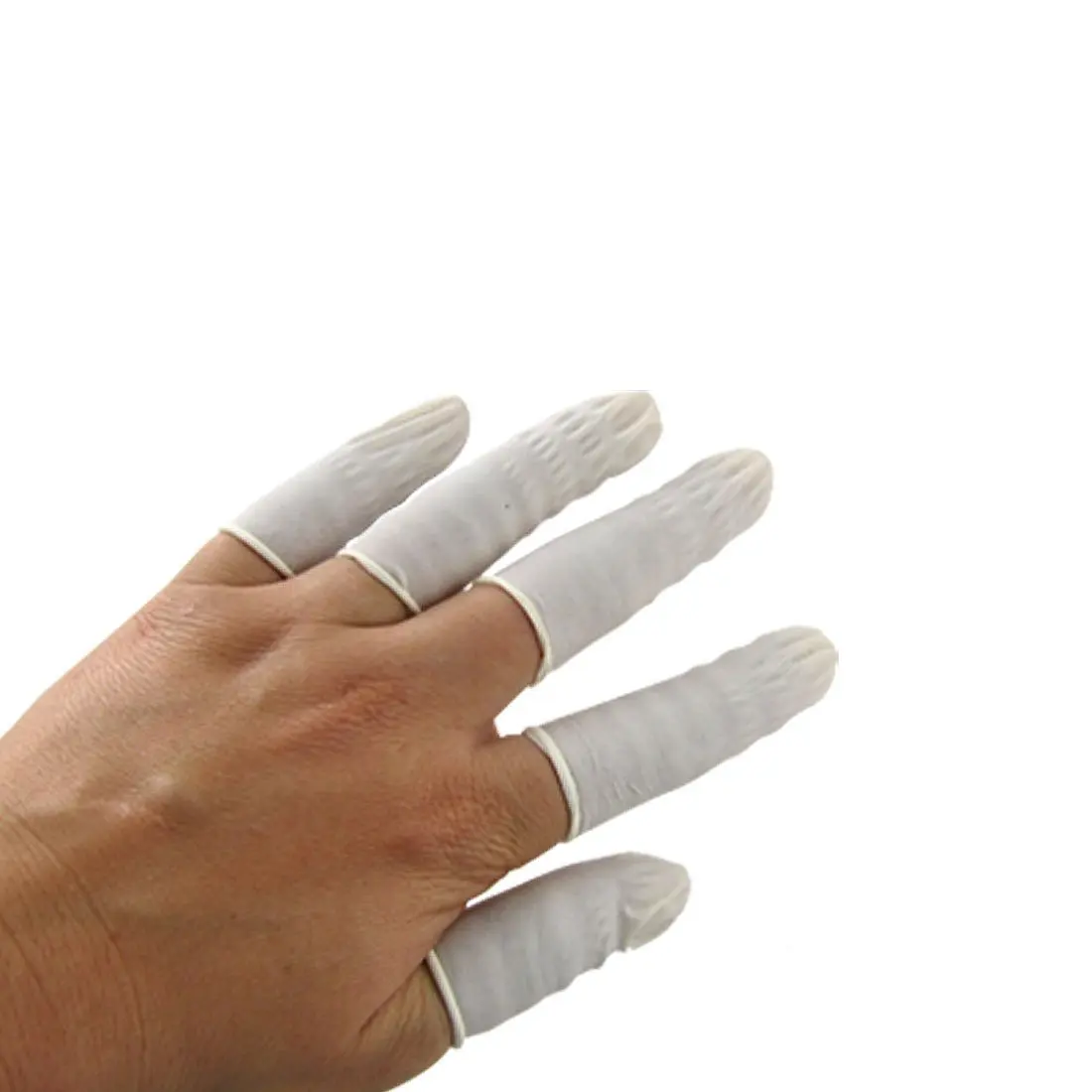 14.27. uxcell Latex Fingertips Protective Small Rubber Gloves Finger Cots 6...