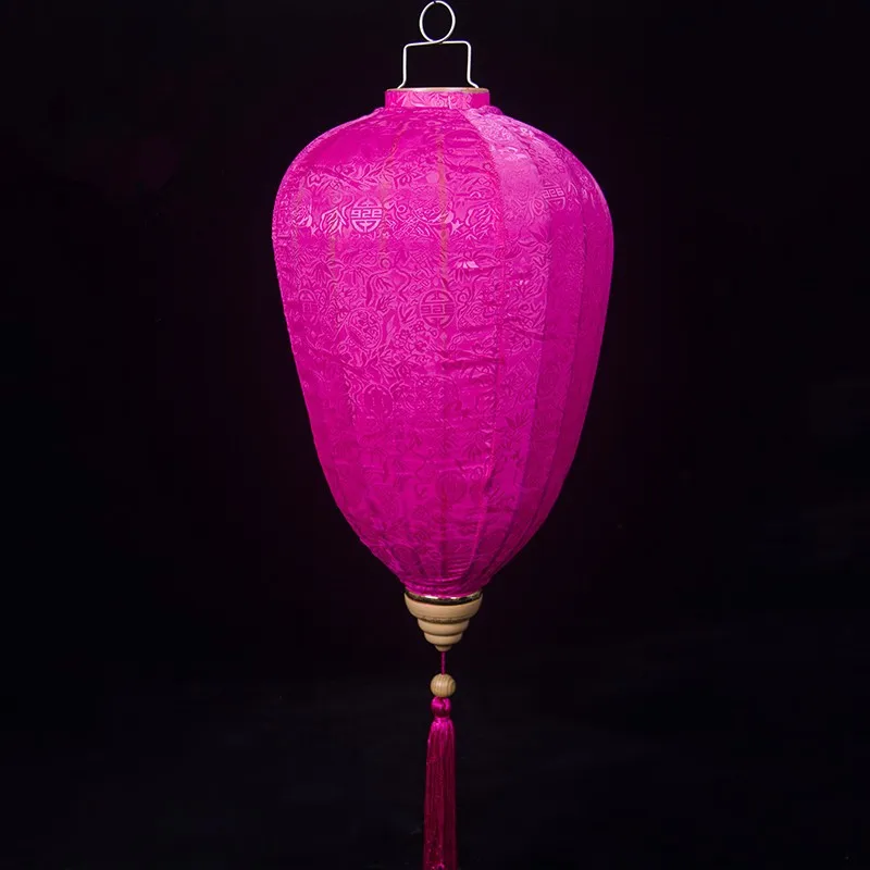 中国灯笼灯罩古董越南丝绸灯笼