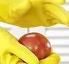 Wholesale Wave Cuff Household Natural Rubber Latex Glove For Kitchen Cleaning Dishwashing