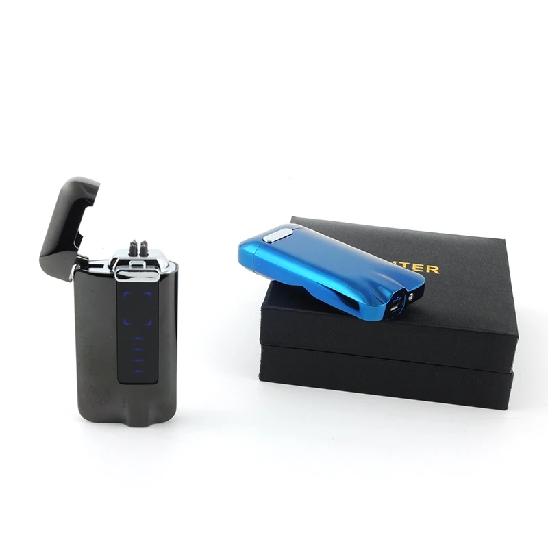 2020jiju Plasma Usb Arc Charged Lighter Metal Electric Rechargeable Usb