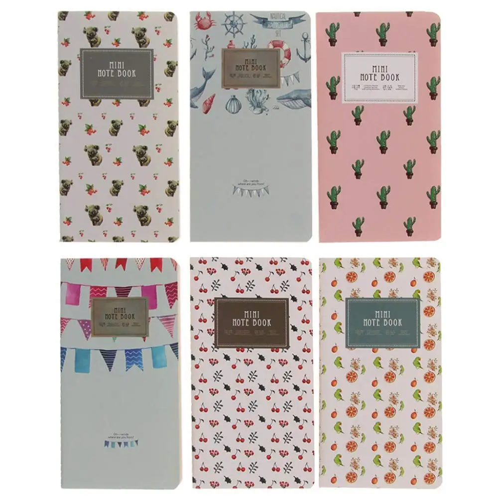 AZSNOW Mini Pocket 48 Lined Pages Monthly Planner Notepad Memo Notebook School Supplies