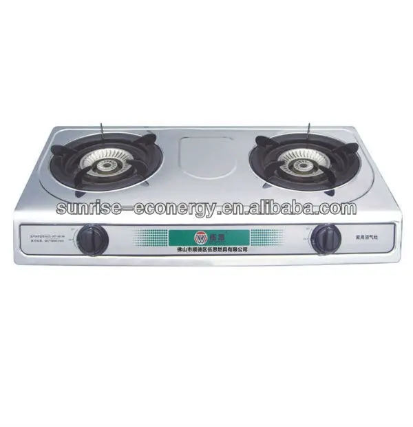 Biogas Stove Double Burner/biogas Cooker - Buy Biogas Stove Double ...