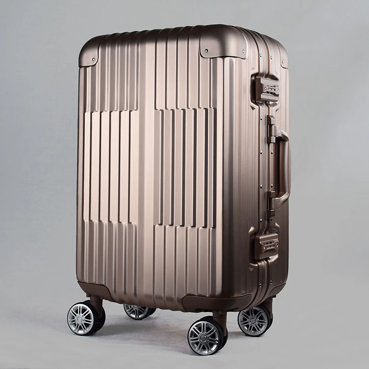 cheap aluminum luggage