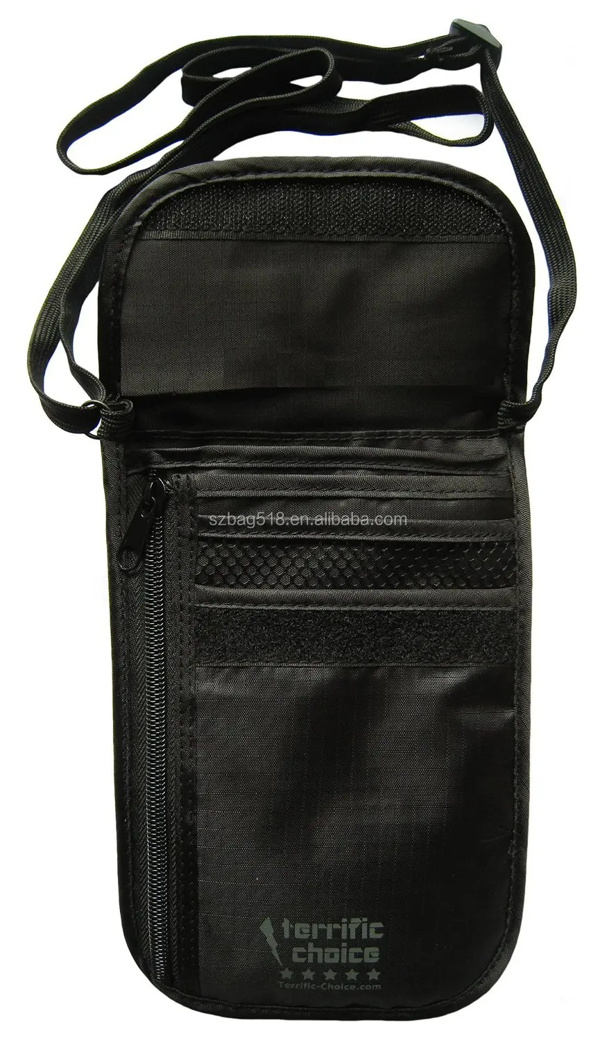 nylon passport wallet