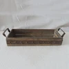 Shabby Chic Retro Style Metal Serving Tray With Handle